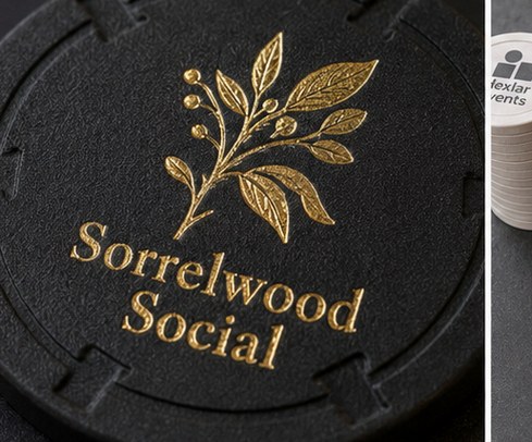 Poker chips with logo printing